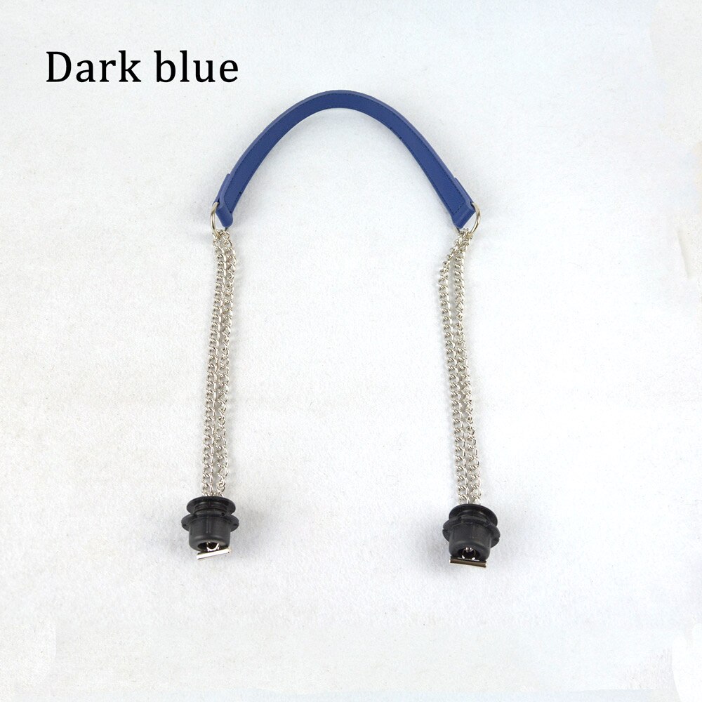 Tanqu 1 Stuk Obag Zilveren Lange Dubbele Ketting Ot T Obag Handvatten Voor Obag Eva O Tas Bakken Vrouwen Tas schouder Handtas: Dark Blue