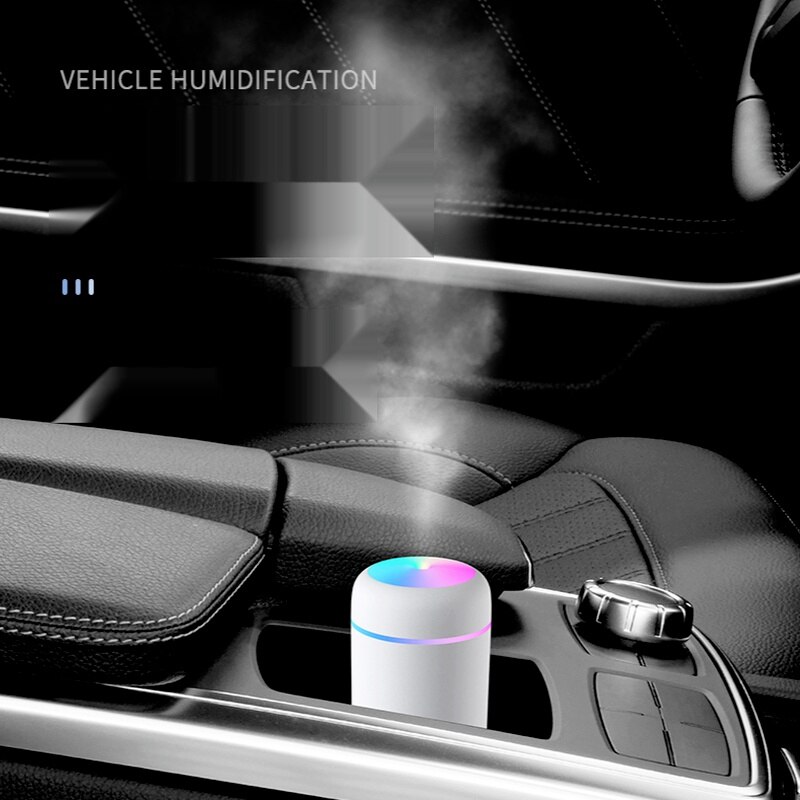 Colorful Cup Purify Air Humidifie USB Electric Mist maker Multicolor Night Light For Room Office Car Humificador Oil Diffuser