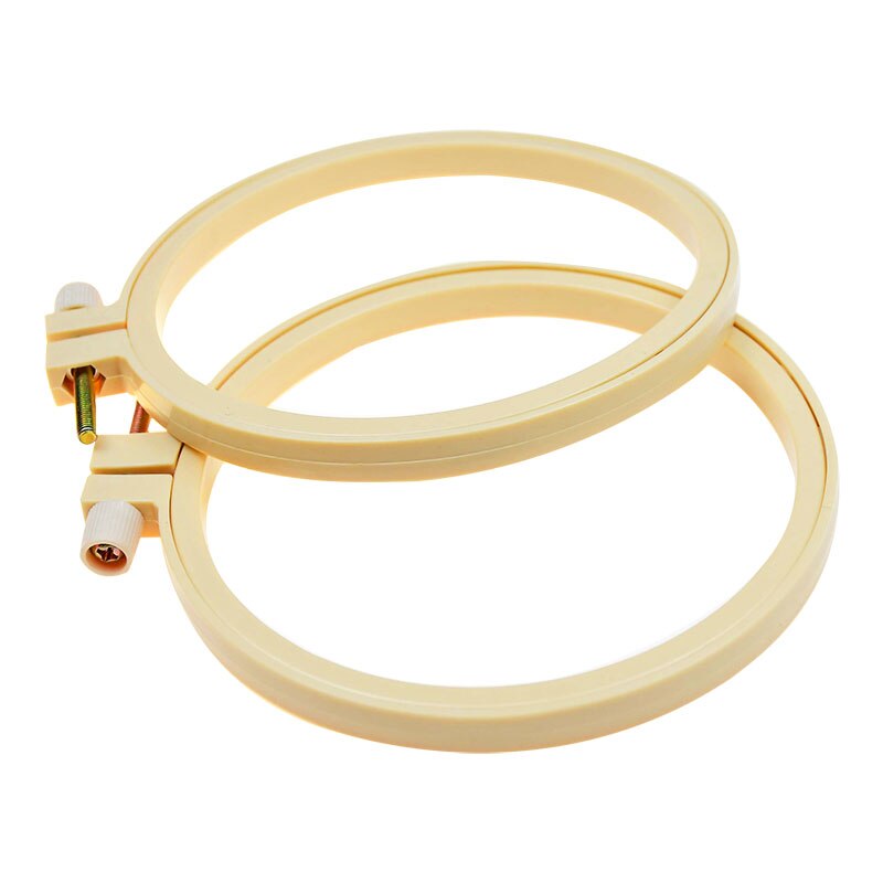 7-32Cm Plastic Ring Frame Diy Borduurwerk Hoops Schroef Chinese Traditionele Diy Needlecraft Kruissteek Naaien Gereedschap Bamboe cirkel