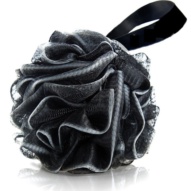 Bambou charbon bain boule bain fleur bain luffa éponge douche Pouf corps épurateur balle maille Pouf bain éponge facile à utiliser