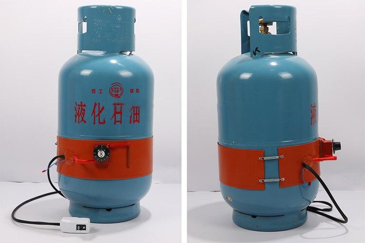 Bande chauffante en Silicone pour baril de gaz, 220V, couverture chauffante, huile, biodiésel, plastique, métal, réservoir de gaz, avec bouton, contrôleur de température