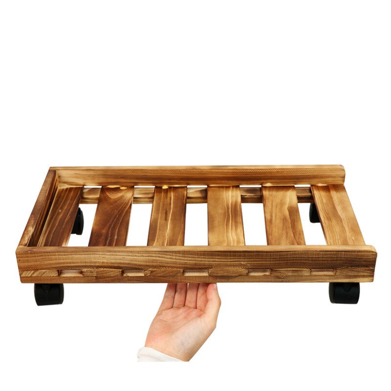 Mobile Adjustable Computer Towers Host Bracket Computer CPU Stand with Wheels Stable For Computer Cases PC Waterproof Wooden