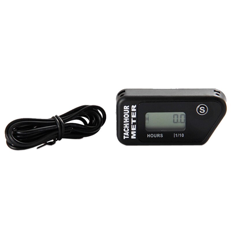 Resettable Hour Meter Digital Tachometer For Outboard Motor Lawn Mower Motocross Motorcycle Marine Chainsaw Pit Bike Hm016R