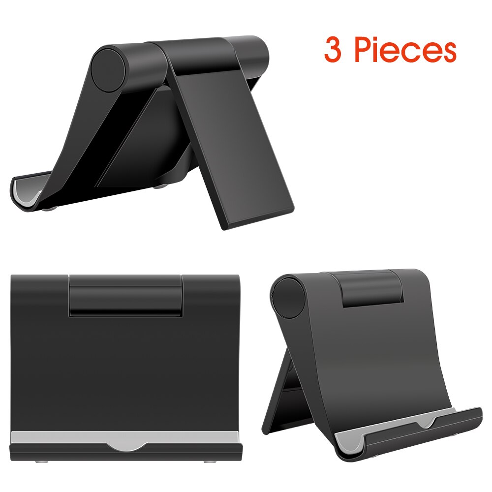 Universal Foldable Desk Phone Holder Mount Stand For Samsung S20 Plus Ultra Note 10 IPhone 13 Mobile Phone Tablet Desktop Holder: black3