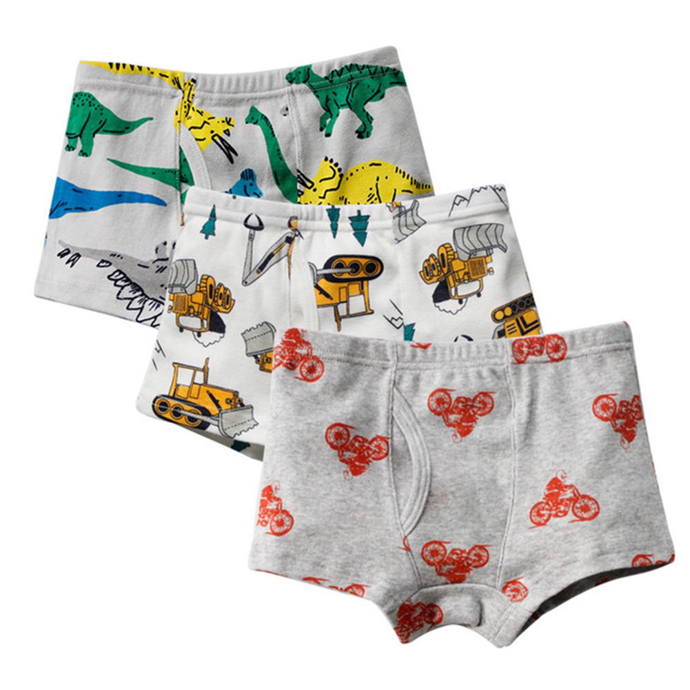 3pcs/set Kids Boys Underwear Children's Shorts Panties 3-10Y Boy Boxer Shorts Soft Cotton Short Underpants Child Clothing