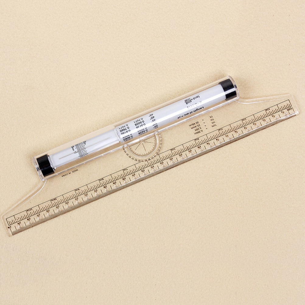 1PC Roll Ruler Parallel Ruler Universal Foot Chiban Angle Rule Balancing Scale Drawing Reglas Multi-purpose Rolling Rule
