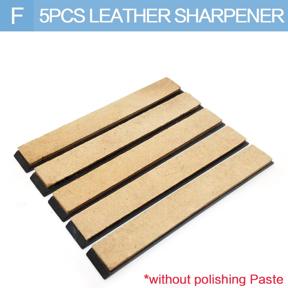 STONEGO couteau polissage aiguiseur affûtage cuir affûtage strop composé couteau de meulage pâte polissage pâte affûtage outil: Rouge