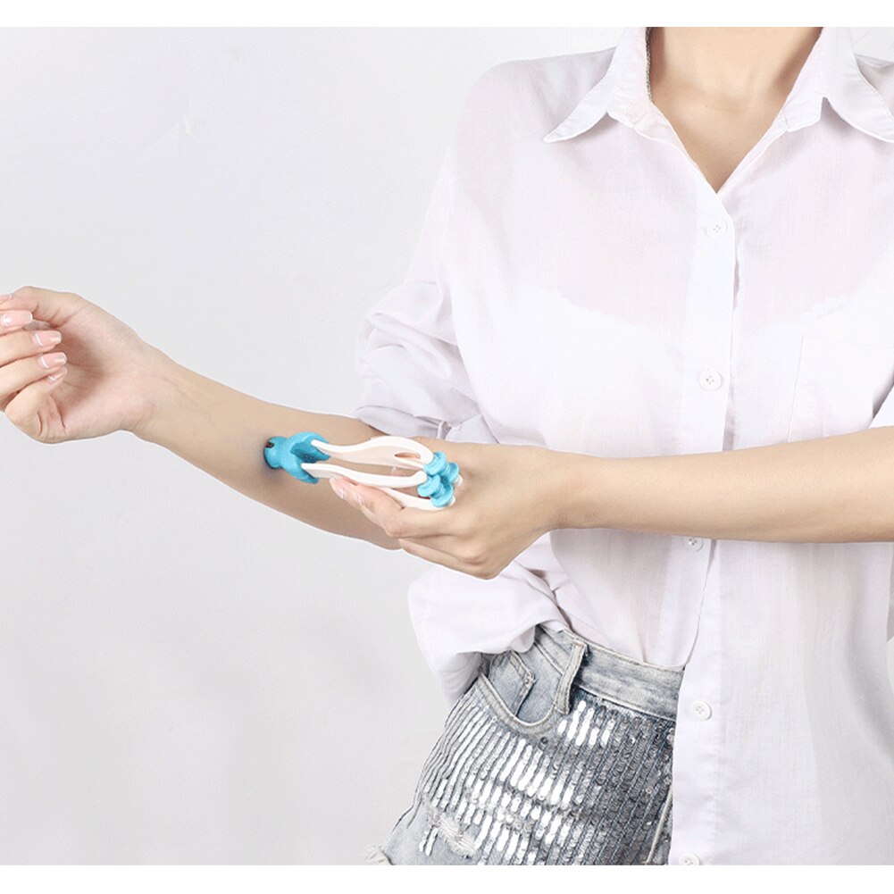 2 In1 Finger Massager Hand Acupuncture Point Knuckle Blood Circulation Massager Rollers Handheld Massager Relaxation Health Care