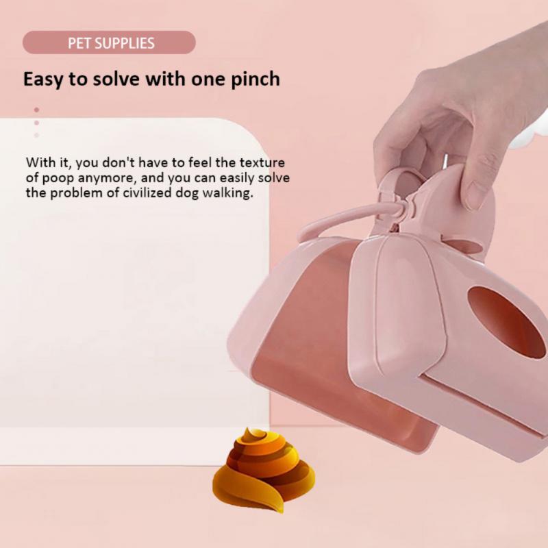 Poop Clip Pet Toilet Pick Up Dog Excrement Clip Pet Cleaning Supplies Portable Dog Excrement Shovel Dog Poop Bag Bedding Tools