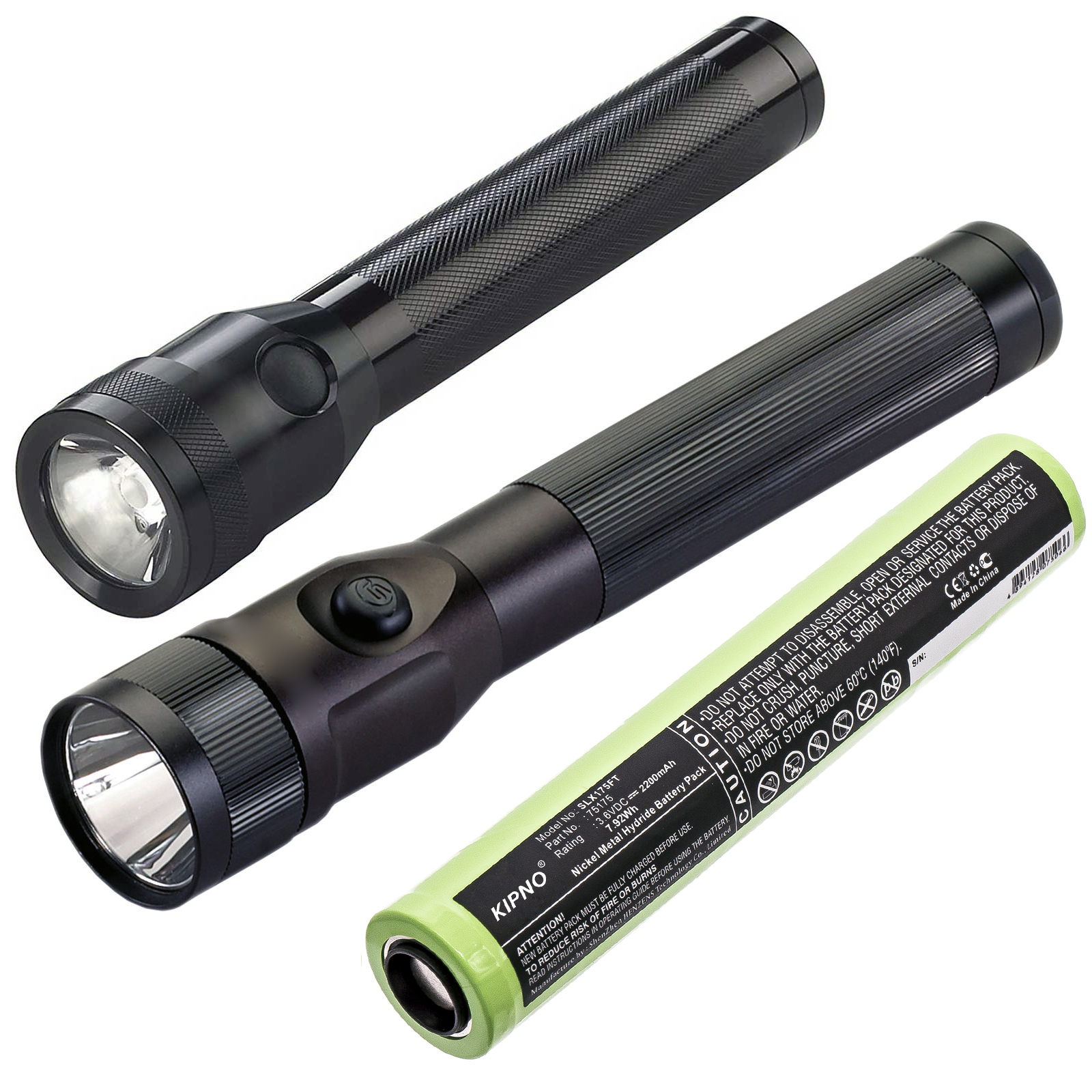 2200mAh Flashlight Battery For Peli M9 Black Knight M9 7059 7050 Streamlight 75175 75375 Except UltraStinger PolyStinger LED