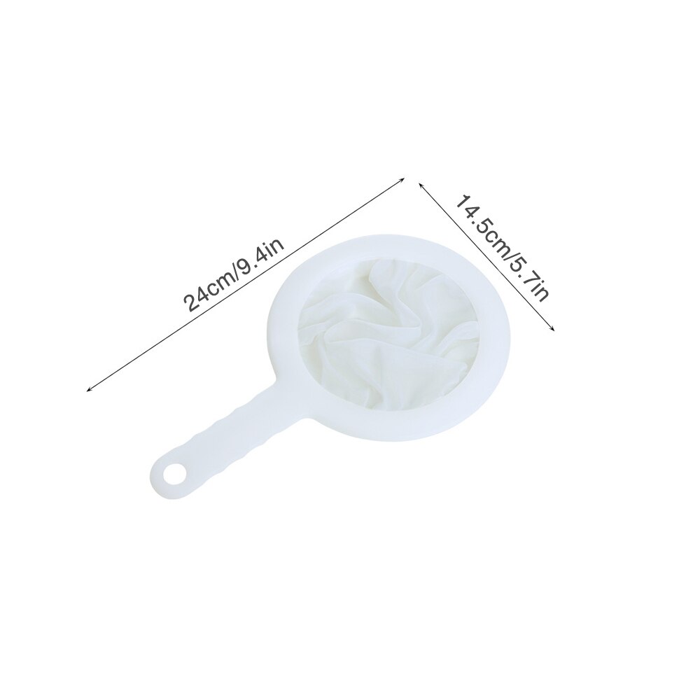 100/200/400 Mesh Milk Soybean Coffee Tea Leaf Filter Reusable Almond Milk Bag Kitchen Nylon Mesh Filter