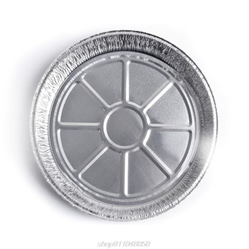 10pcs Disposable Aluminum Foil Tin Pans Pizza Cake Loaf Bread Baking Tray Kitchen Supplies D04 20