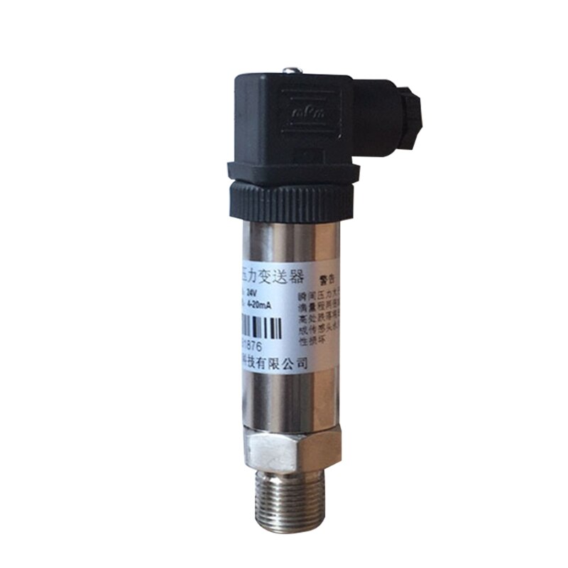 Roestvrij stalen drukomvormer, druksensor, silicium, druktransmitter, sensor, waterstroomsensor, 4-20 mA uitgang G1/4 inch voor water, gas, olie (0-1,6 MPA