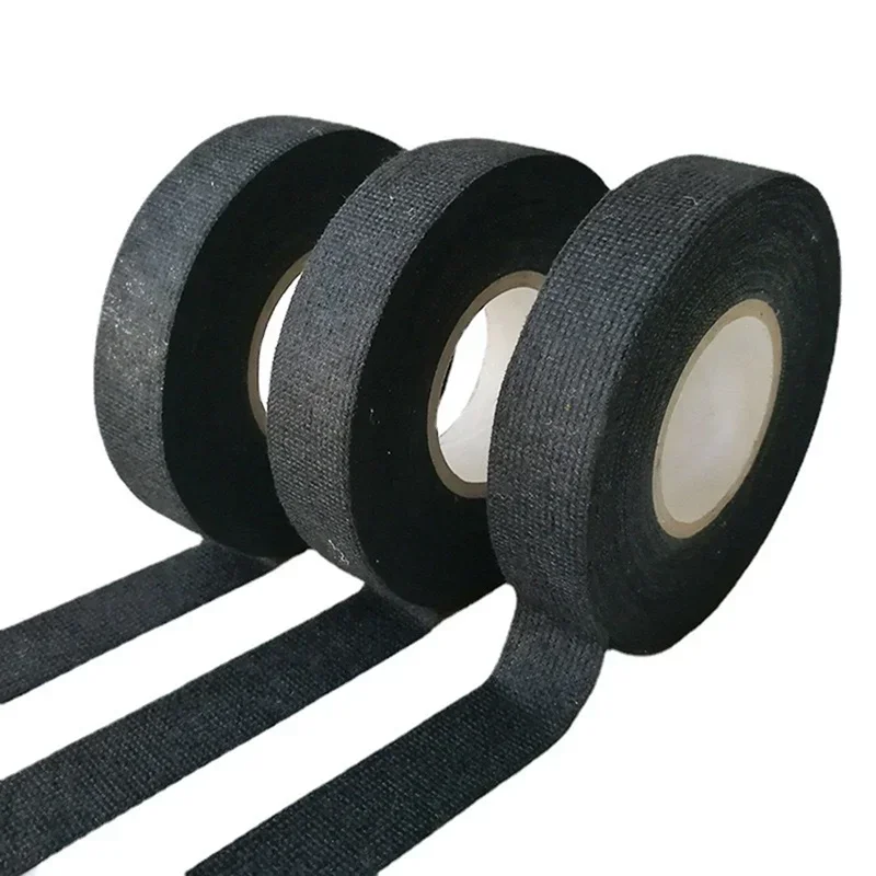 Nastro adesivo in tessuto ignifugo resistente al calore da 15 metri per cablaggio cablaggio cablaggio larghezza di protezione 15/19/25MM