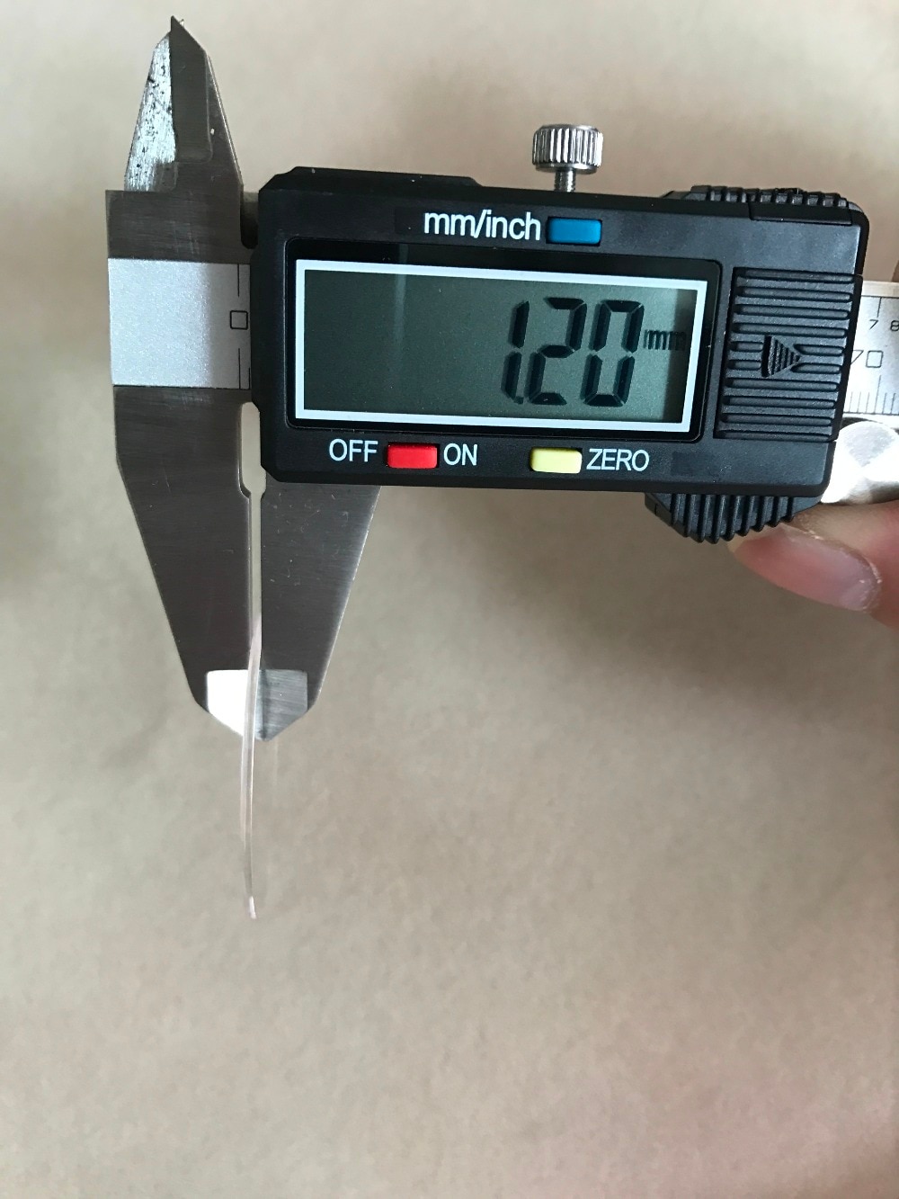 2x flade 1.2mm 33 ~ 37.5mm flade ur safirglas