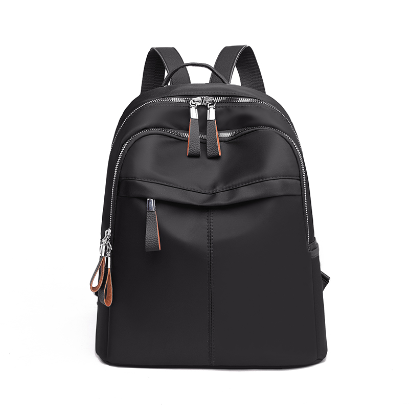 Vento Marea femmes sac à dos voyage décontracté imperméable femmes sacs à bandoulière femme grande capacité Oxford sac à dos noir sac à main: Black