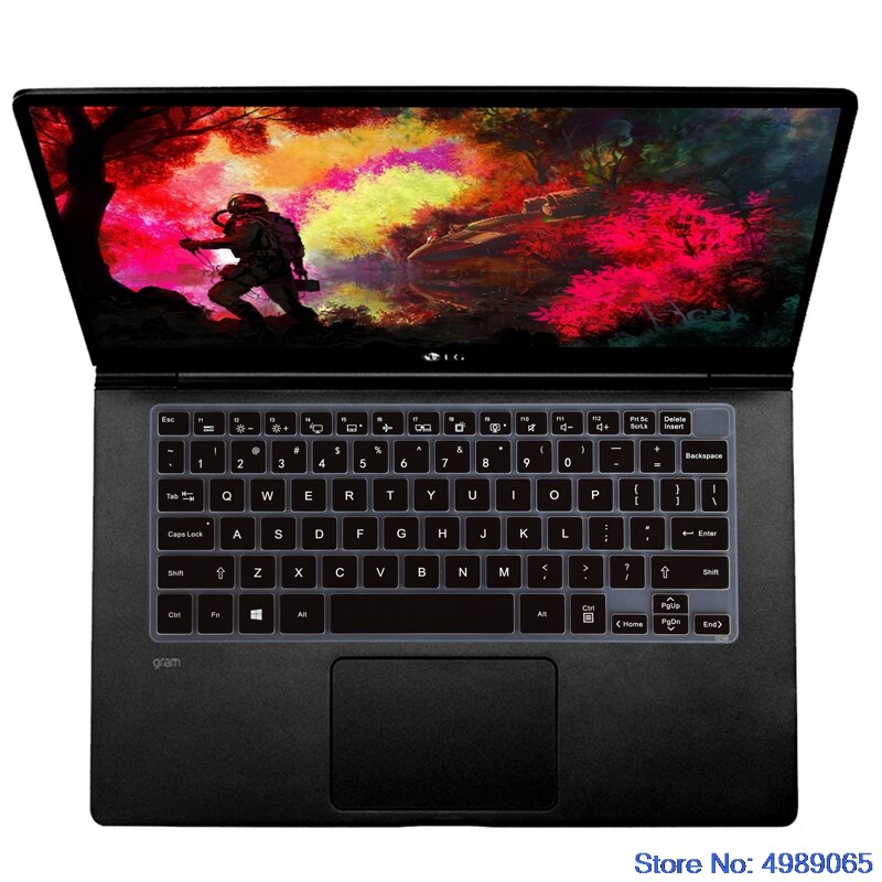 Funda protectora de silicona para teclado de portátil LG Gram 14 14Z90N 14Z970 14Z980 gramos 13 13Z970 13Z980 13Z990