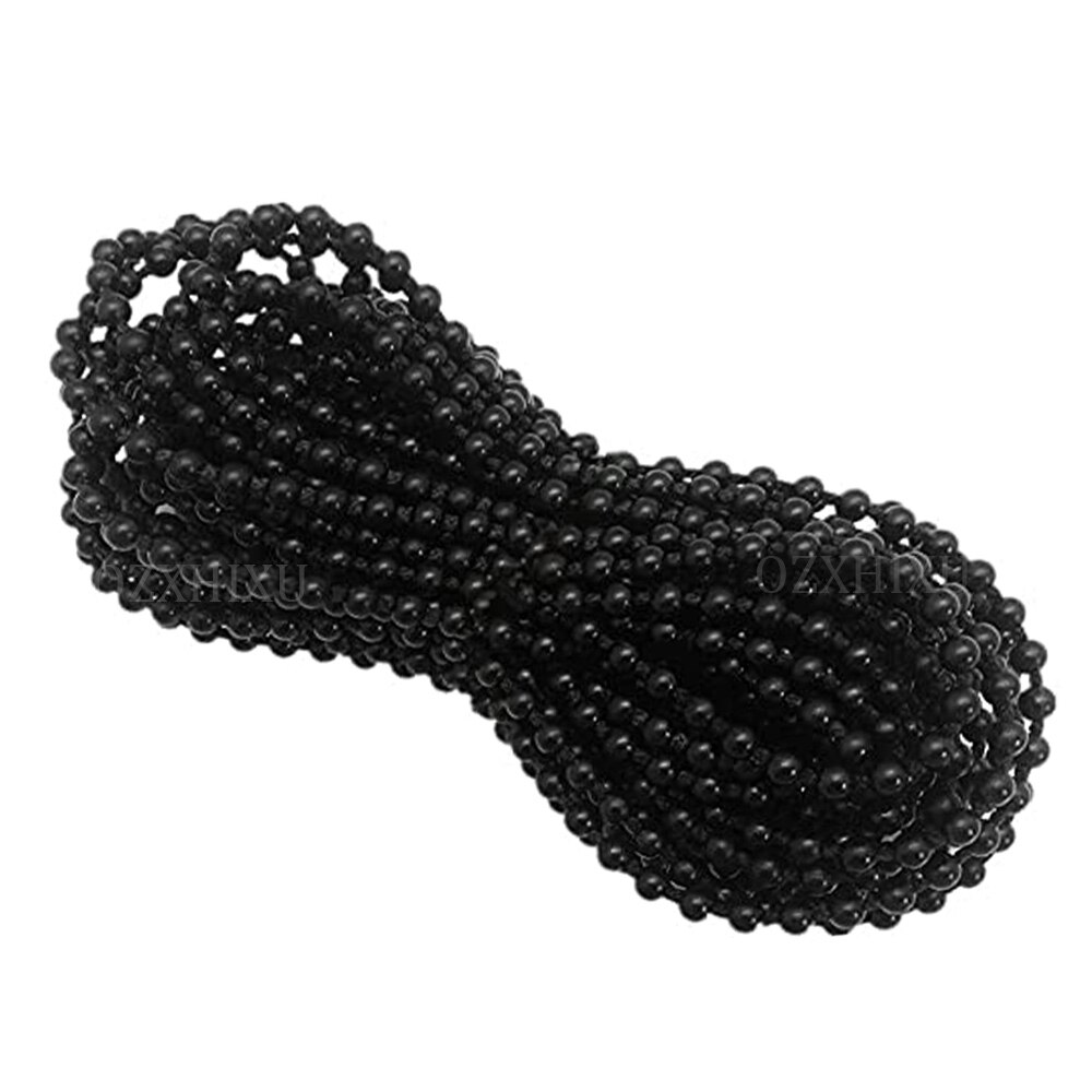 10 yards rullegardin og romersk skygge perlesnor med kjede i plast rullegardinkjede reparasjon, rullegardinperletau, blindperler: 6 / 5 yard