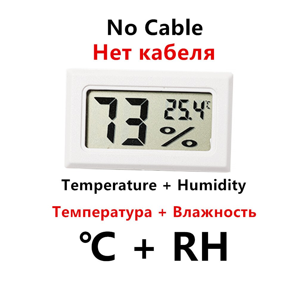 Mini Digital Indoor Temperature Sensor LCD Humidity Meter Thermometer Hygrometer Gauge Fridge Convenient Digital thermometer: YELLOW