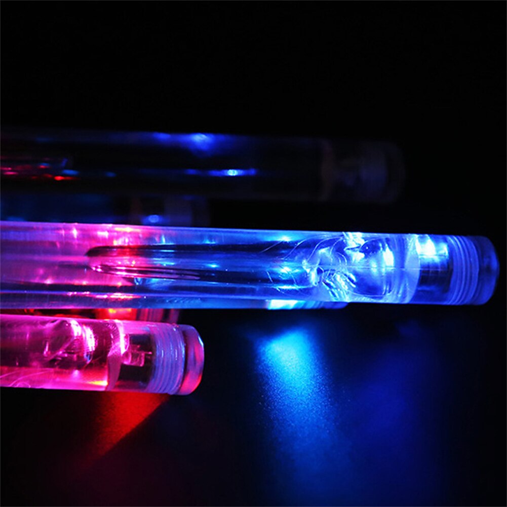 Baguettes de batterie lumineuses à LED, 13 couleurs dégradées, accessoires de Percussion avec batterie pour jeunes groupes de Rock