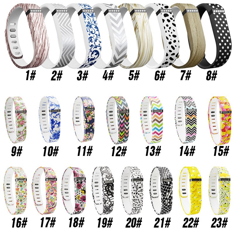 S 135 MM-175 MM Siliconen Vervanging Polsband Horlogeband Armband Voor Fitbit Flex Smart Horloge Horlogeband Armband