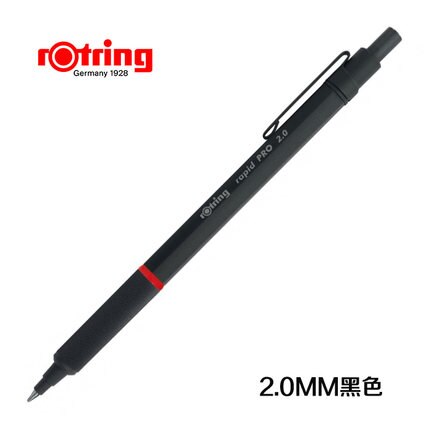 Original Germany rotring Rapid pro mechanical pencil 0.5mm &amp;0.7mm&amp;2.0mm with metal telescopic pen tip better than rotring 600: Purple