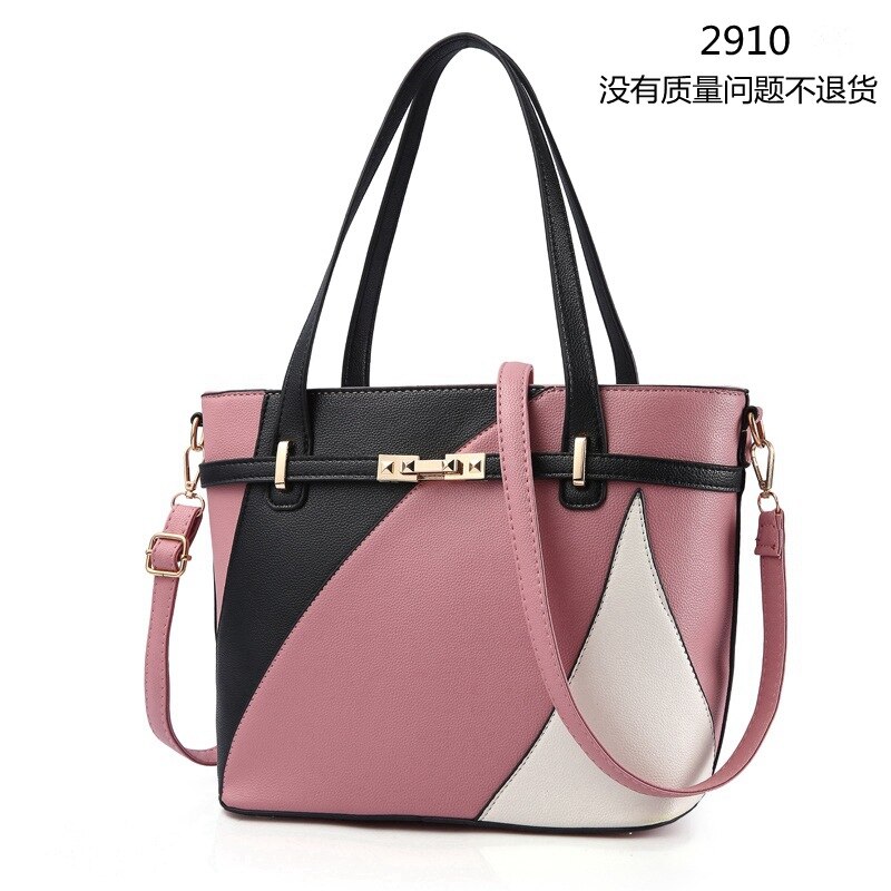 Mode Eenvoudige Pu Lederen Crossbody Tas Voor Vrouwen Casual Grote Capaciteit Schouder Tas Dame Reizen Handtassen: dark pink