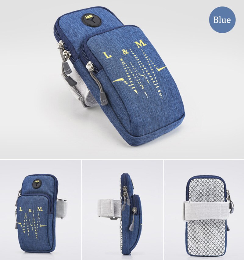 Brassard pour iphone 7 plus étui sport bras bande sac de transport portable support pour téléphone pochette pour téléphone à portée de main 4 ''-6.3 pouces universel