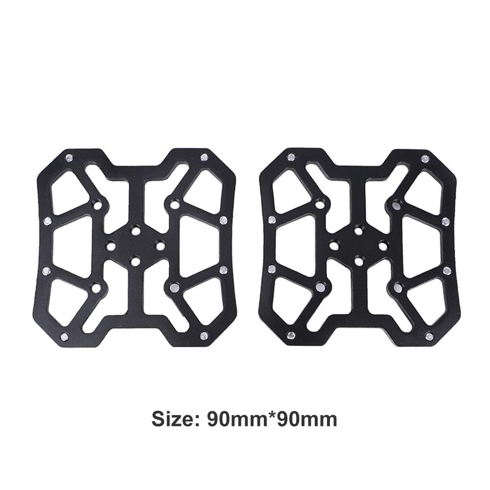 Clipless Pedal Platform Adapters Aluminum MTB Mountain Road Bike Clipless Pedal Platform Adapters for SPD KEO: Black