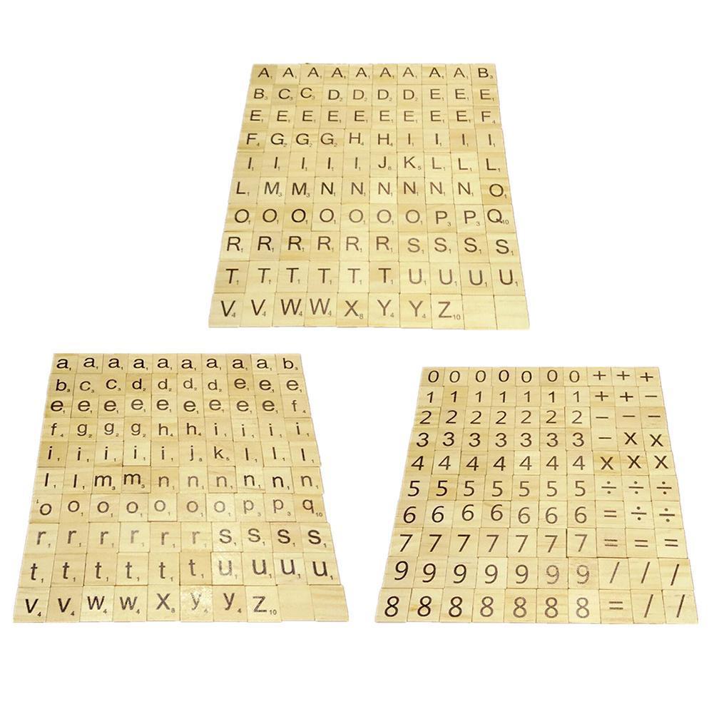 26 Engels Alfabet Houten Pleinen Kinderen Vroeg Jigsaw Onderwijs Packs Puzzel Chips Alfabet Hout 100 B6M0