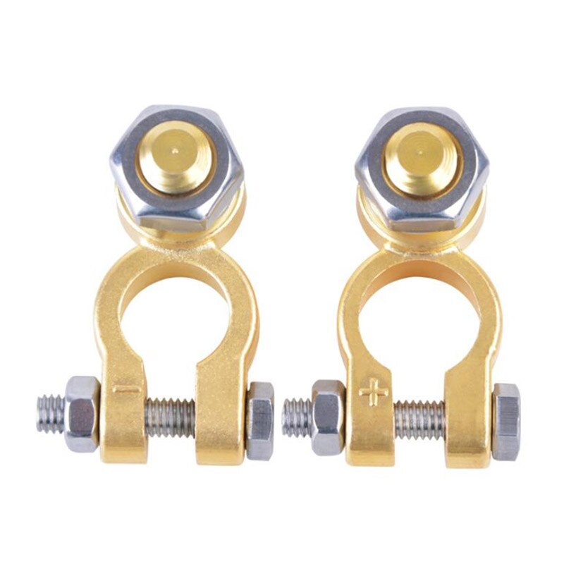 Universele Messing Batterij Terminal Post Positieve Negatieve Voor Auto Voertuig Marine Boot