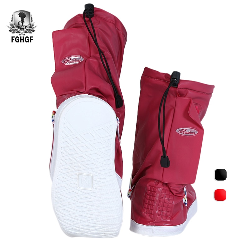 Fghgf Regen Schoenen Covers Alle Seizoenen Antislip Reusableflat Overschoenen Outdoor Tool Schoen Accessoires Waterdichte Mannen Vrouwen
