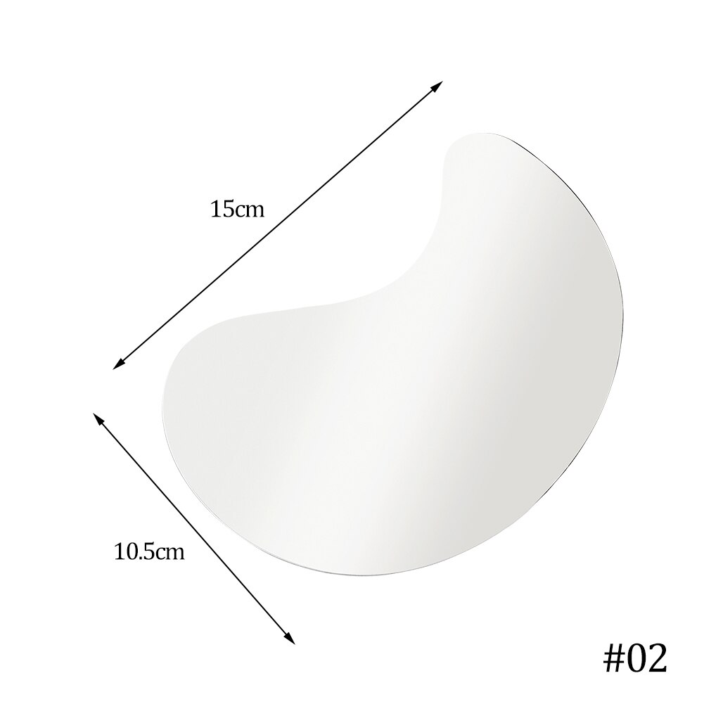 Acrylic Mirror Ins Photo Props Reflection Board Reflector Photography Props Shooting Background Home Ornaments Posing Props: 2MM-Bean-shaped