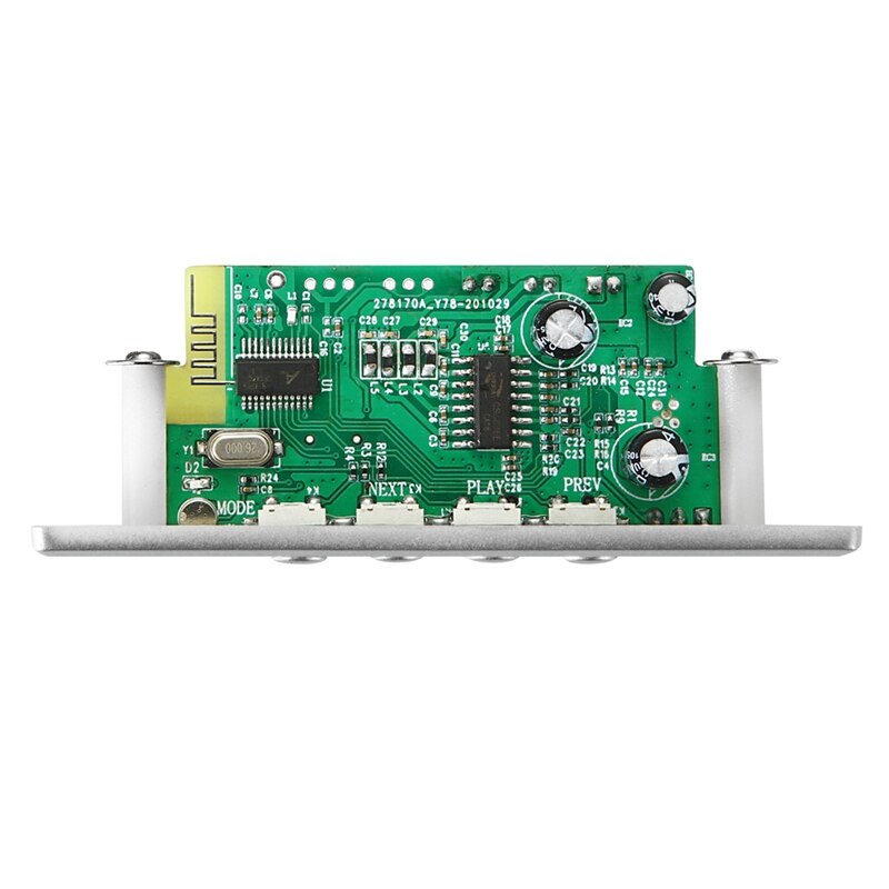 Carte décodeur de lecteur Mp3 avec amplificateur 2x25w, 6V-12V, Bluetooth 5.0, Module Radio Fm pour voiture, Support Tf Usb Aux