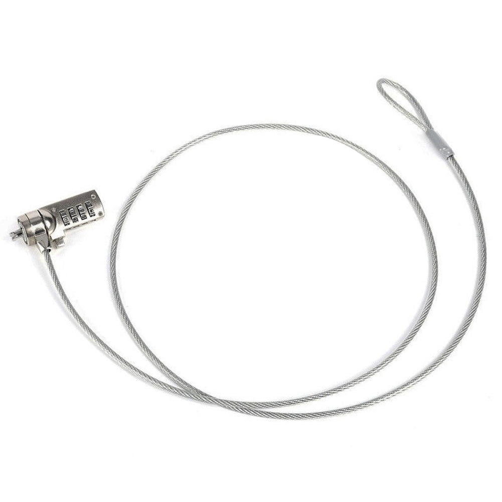 1.45m 4-Digit Draagbare Computer Anti-diefstal Slot Kabel Ketting Universele Voor PC Notebook Laptop Security Zink legering Combinatie