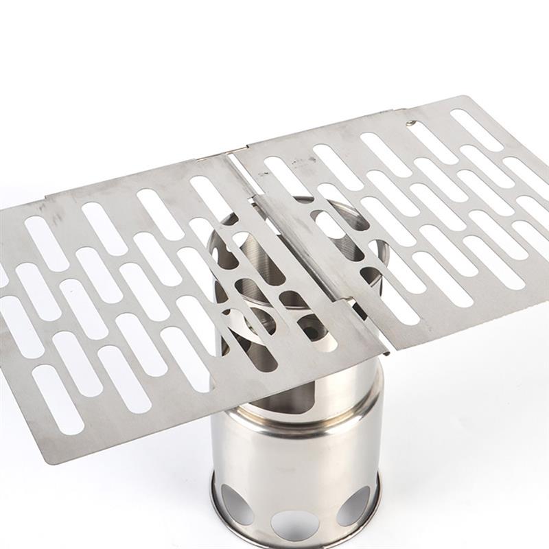 Titanium Outdoor Barbecue Grill Tool Titanium Plate Portable Barbecue Grill Picnic Barbecue Firewood Home Titanium Plate