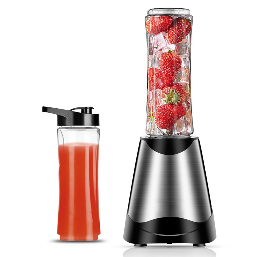 Extracteur de jus - Mini mixeur électrique - Rechargeable USB - Portable - Rose - Electroménager