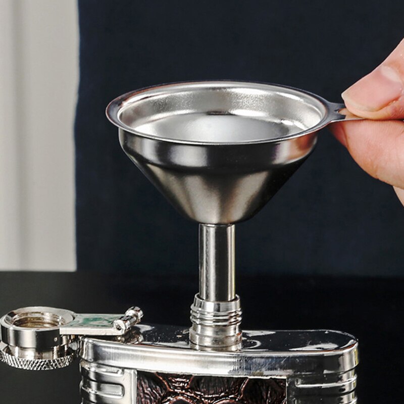 2 Stuks Rvs Mini Trechters Kleine Koken Olie Trechter Voor Vloeibare Etherische Olie Parfum Metalen Kolf Trechter Keuken Gadgets