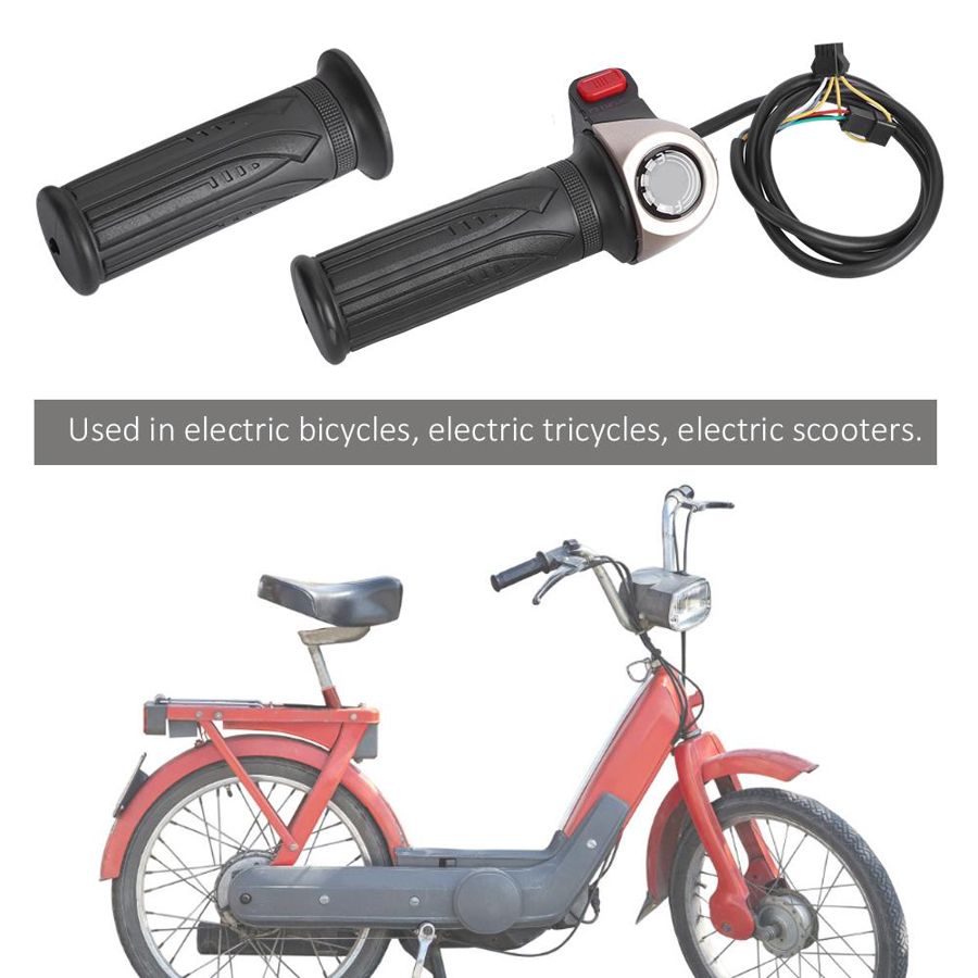 E-Bike Universele Gashendel Lithium Batterij Opslag Met Knop Multifunctionele Snelheid Van Bestuur Gaspedaal Throttle