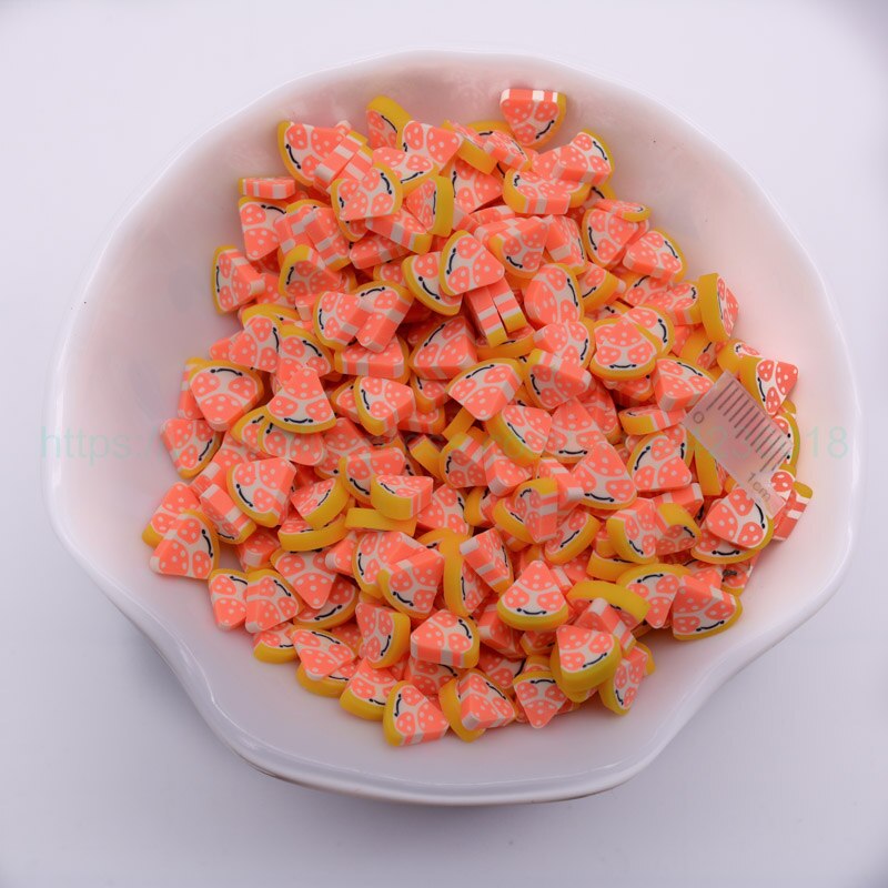 65g tamaño medio Fimo, rociadores de barro colorido para dulces para manualidades, DIY, decoración para scrapbook, relleno de barro cristalino: 1