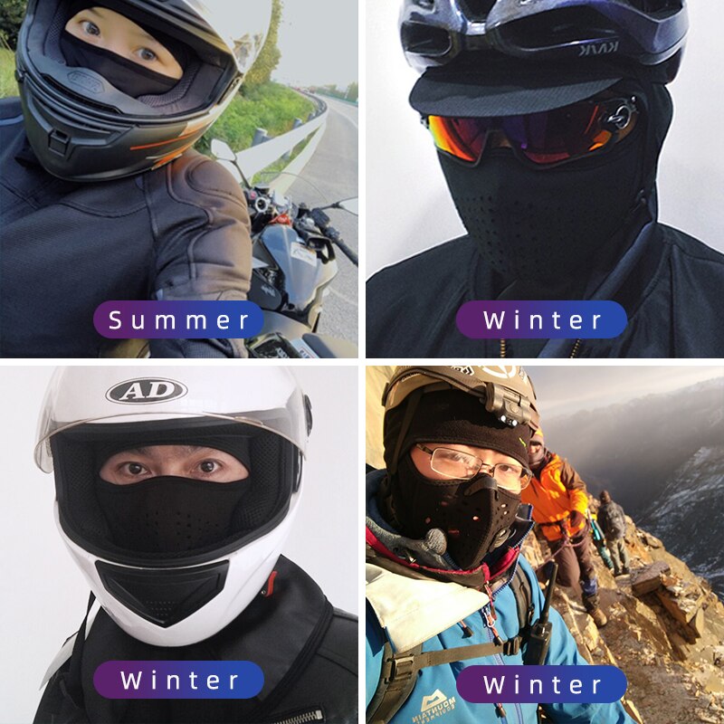 ROCKBROS Winter Warm Halten Winddicht Radfahren Maske Fleece Thermische Radfahren Gesicht Maske Balaclava Ski Maske Angeln Skifahren Hut Headwear