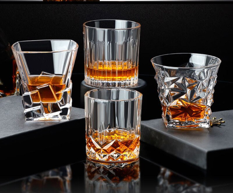 Glass Bar Hotel Home whisky beer glass wine Crystal Wine Glass Wine Set good Multiple styles can be selected