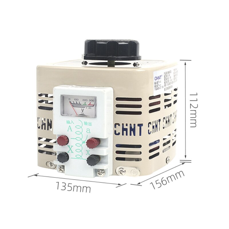 TDGC2-0.5KVA AC Variable Digital Voltage Adjustable Regulator Transformer 2A 500w 220v Single-phase 0-250V Power Supplies