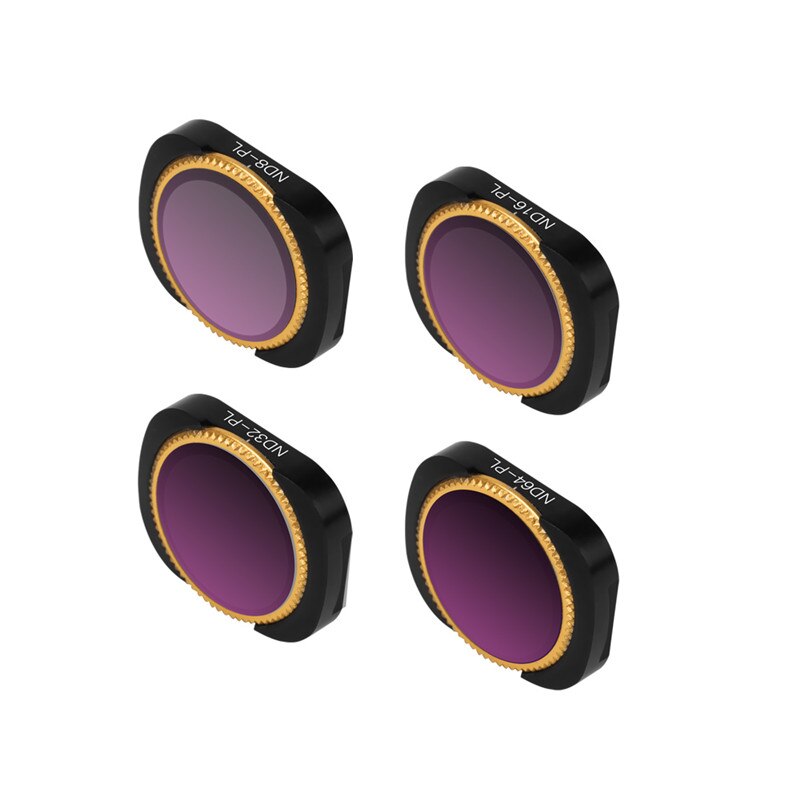 Juego de filtros para DJI Pocket 2, accesorios, Osmo Pocket, MCUV, CPL, ND, NDPL, 4, 8, 16, 32, Kit de filtros para lentes, Sunnylife: 4pcs NDPL Filter Set