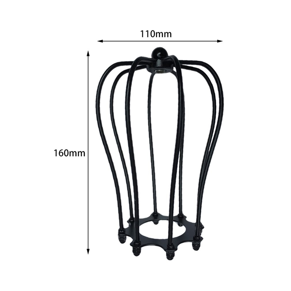 Industrial Vintage Antique Lamp Covers Pendant Chandelier Metal Wire Cage Ceiling Hanging Guard Cafe Bars Lamp Shades