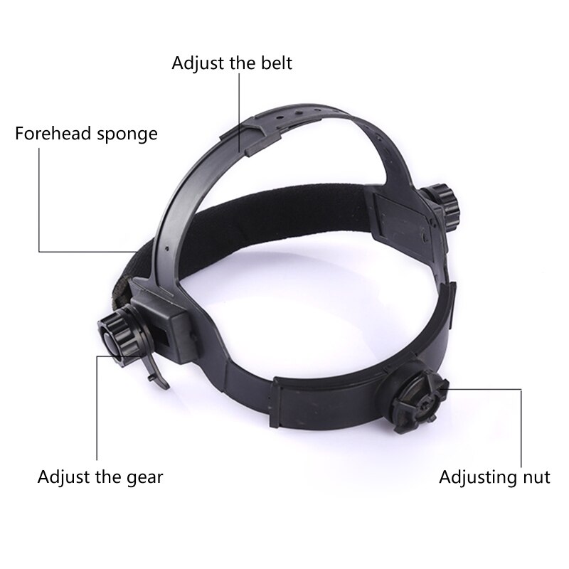 Lashelm Zonne-energie Auto-verdonkert Kap Met Verstelbare Schaduw Bereik 4/9-13 Voor Arc Lasser Masker Flaming