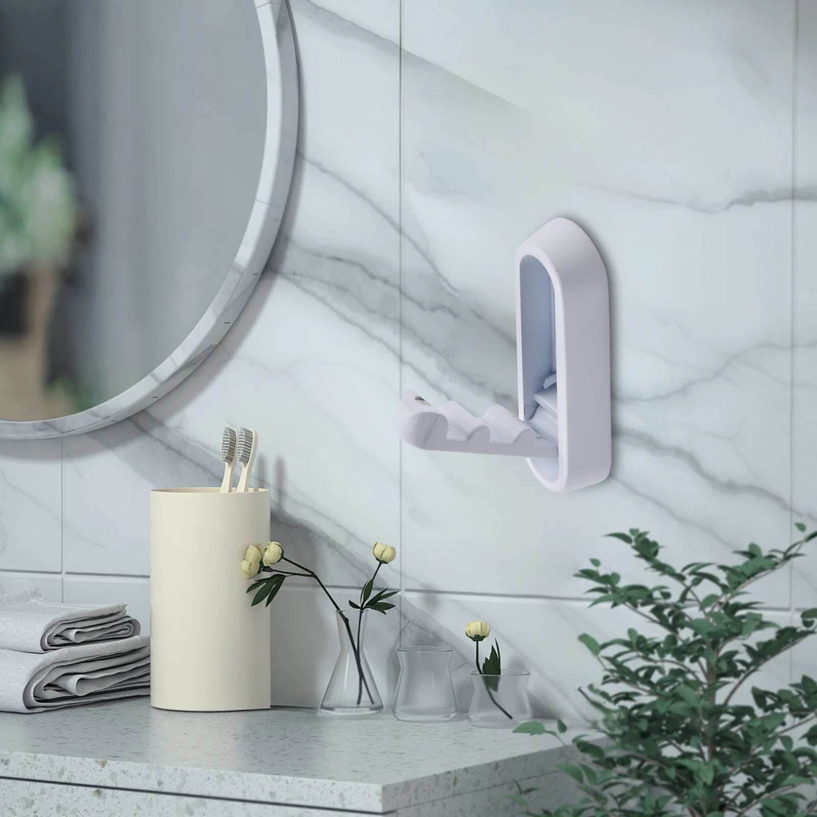 Kledinghaak Muurhaken 1 stks Jas Kledinghouder Opvouwbare Handdoekhanger Kastdeur Haak Voor Keuken Badkamer