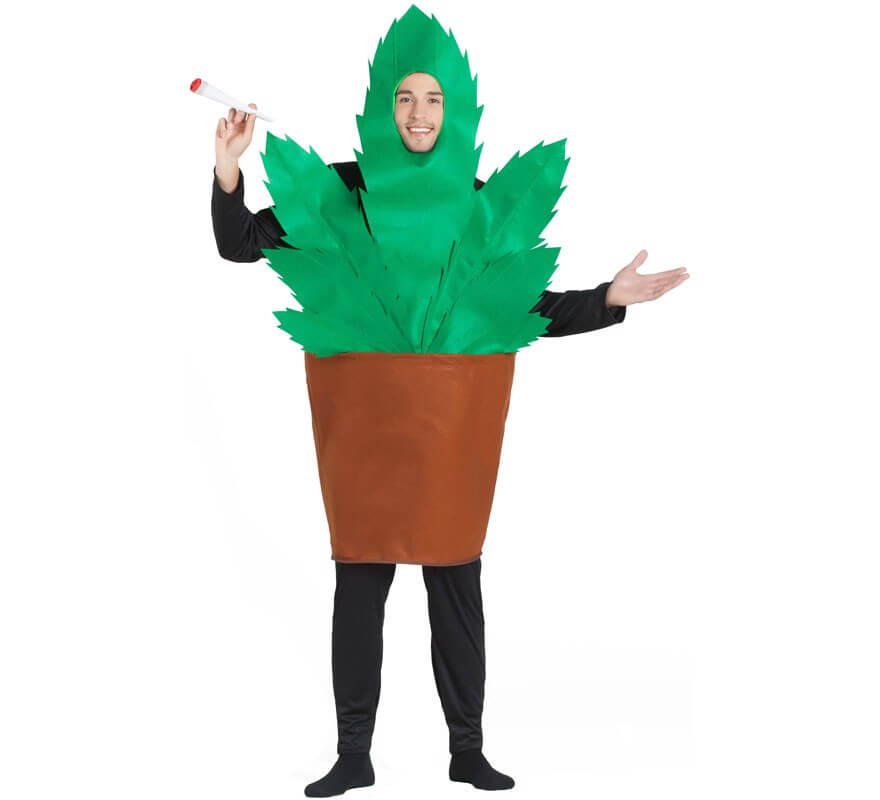 Disfraz de Maceta de Marihuana para adultos