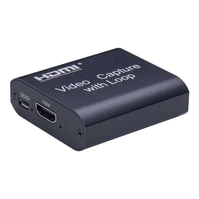 HDMI Video Capture Card Screen Recorder USB2.0 1080P High Definition Game Capture Streamer Device with Loop