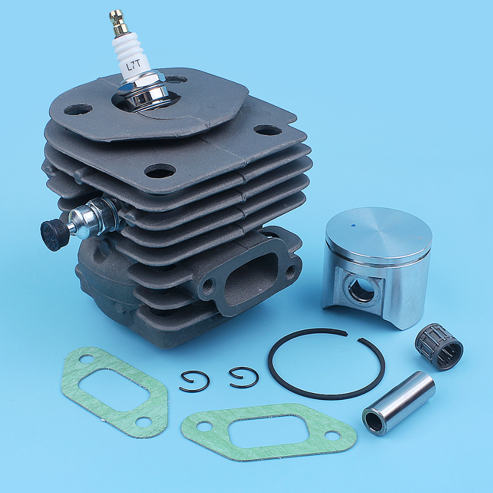 47mm cylindret stempelsæt til husqvarna 359 357xp 357 xp epa motorsav nikasil overtrukket reservedel til dekompression port
